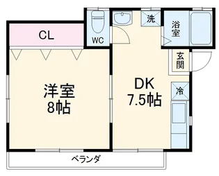 ベルナール【2階】の間取り