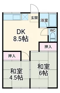 コーポ吉田【105号室】の間取り