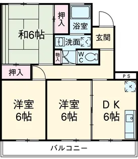 フラワービレッジ【2階】の間取り