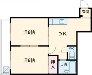 マイキャッスル浅川【5階】の間取り