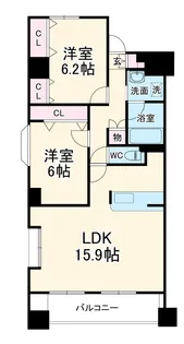 コトヒルズ【6階】の間取り