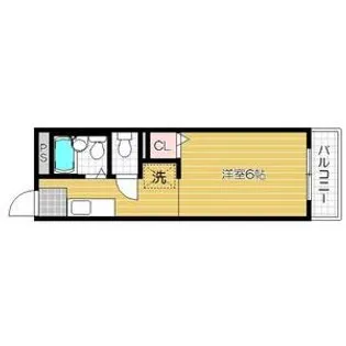 ヴィラージュみのお B棟【A206号室】の間取り