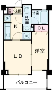 ミリアレジデンス洗足【5階】の間取り