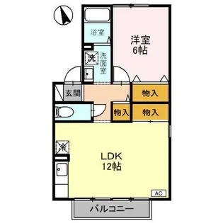 セジュールラムタラ A【2階】の間取り