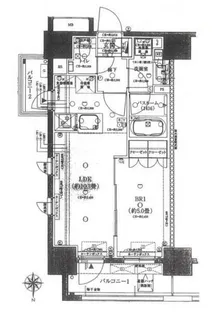 オープンレジデンシア王子【8階】の間取り