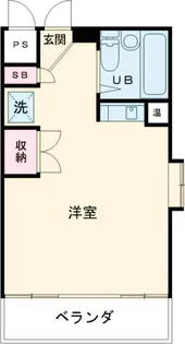 ラ・パイクス6112【2階】の間取り