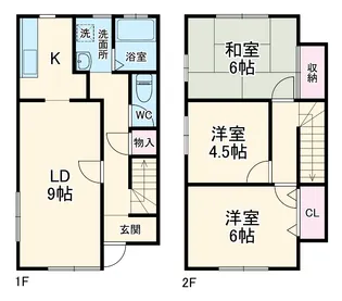 フォレストヴィラⅠ【102号室】の間取り