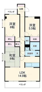 メッツァ蔵王【6階】の間取り