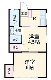 コーポR【101号室】の間取り
