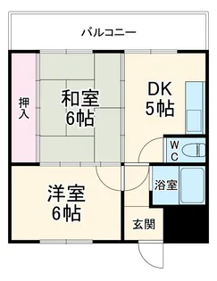 新京阪ビル【4階】の間取り