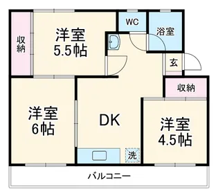 メゾンポートヒルズ【2階】の間取り