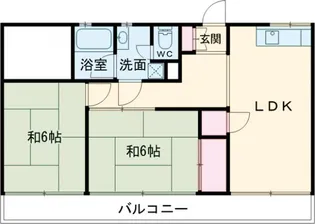 マンション結城【B-06号室】の間取り