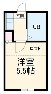 HSパークサイド北久里浜【105号室】の間取り