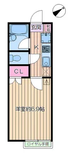 ライフガーデン西一之江Ⅴ【1階】の間取り