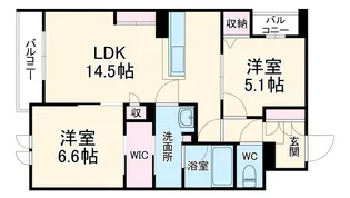 シャーメゾンシューレ【2階】の間取り