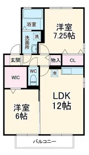 Dream Sky A【2階】の間取り