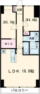 PARK MODERN 西葛西【2階】の間取り