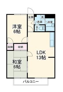 グランデール備後【3階】の間取り