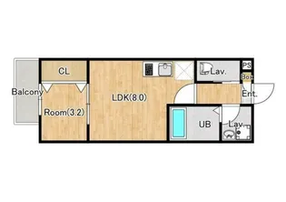 ジーメゾン所沢岩岡町【302号室】の間取り