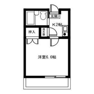 Livex 赤見【202号室】の間取り