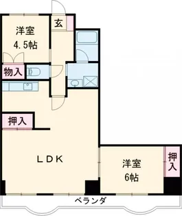 コンフォートヴィラI【405号室】の間取り