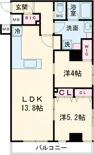 STANDZ高井戸【4階】の間取り