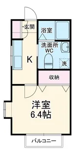 プレ・デ・ガール百合丘5【1階】の間取り