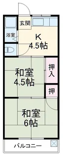 ことぶき荘【11号室】の間取り