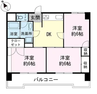 コーポ上原【3階】の間取り