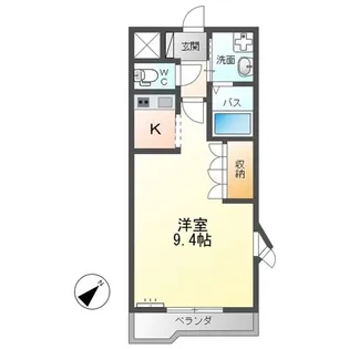 ベル・グラース【2階】の間取り