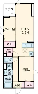 セレスティア六町Ⅱ【2階】の間取り