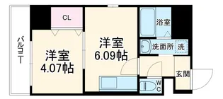 クローバー・クレア池田【3階】の間取り