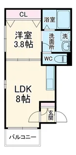 Hershey【1階】の間取り