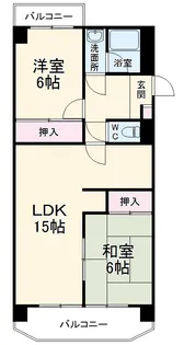 トーク21【3階】の間取り