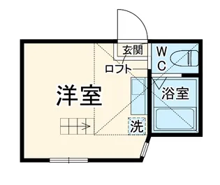ユナイト星川クロックムッシュ【203号室】の間取り