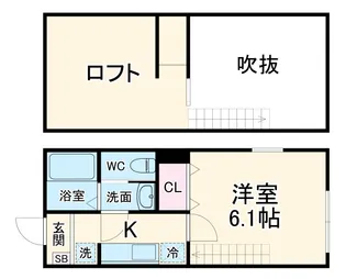 SEVEN WOODS【1階】の間取り