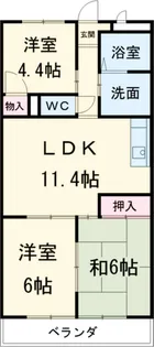 メゾンルミエール【302号室】の間取り