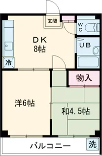 サンハイム加住【202号室】の間取り