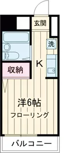 エーリフローレンスB【1階】の間取り