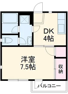 リバーサイドⅢ【2階】の間取り