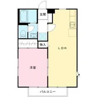 ボヌール【1階】の間取り