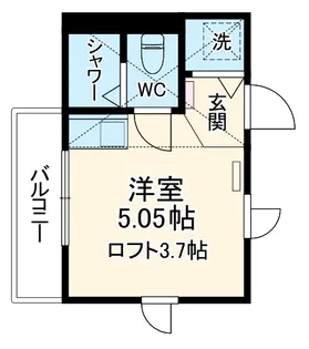 アンブランシュ【2階】の間取り