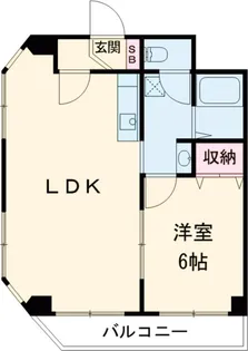 ツイン コート【6階】の間取り