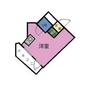 クロノス東寺尾【3階】の間取り