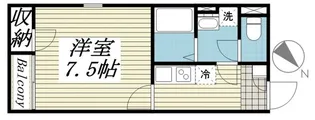 コーポニッコー【02010号室】の間取り