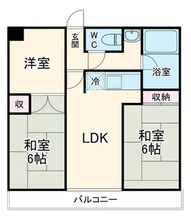 マンション都【213号室】の間取り