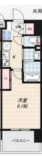 Luxe新大阪西【0904号室】の間取り