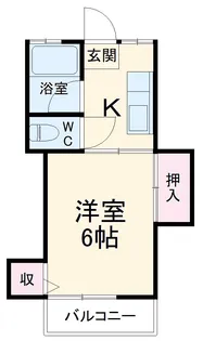 石井ハイツ【1階】の間取り