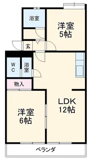 パラシオン城下【1階】の間取り