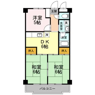 ロイヤルハウス喜多山【202号室】の間取り